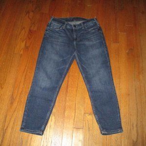 SILVER JEANS Suki Skinny Crop Mid-Rise Jeans
